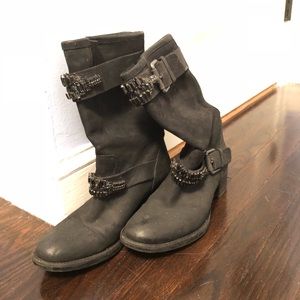 Vera Wang Lavender Uma Bejeweled-Strap Boot - 7